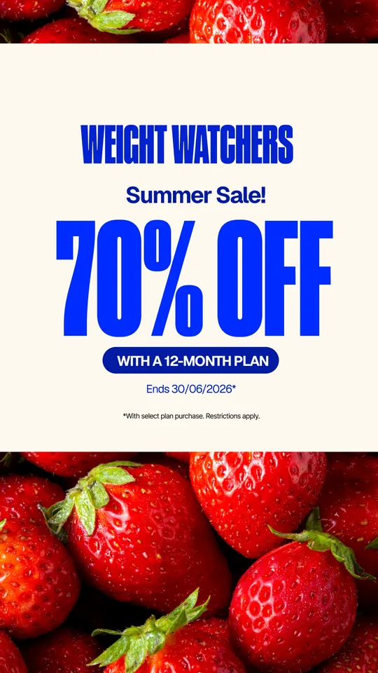 Story ad: Summer Sale, 70% off, strawberries
