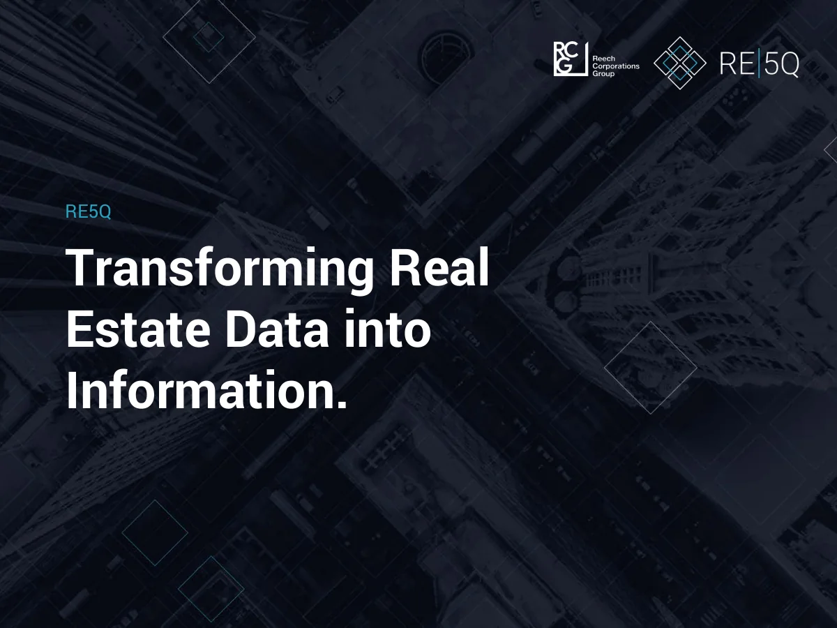 Cover slide: transforming real estate data into information
